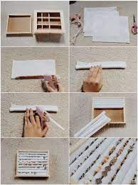 The hardest part is probably cutting the plywood to the size you want. Jewelry Diy Rings Earrings Jpg 500 666 Pixels Diy Earring Holder Jewelry Organizer Diy Jewellery Storage