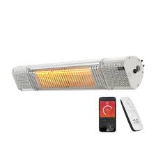 Gardenline electric patio heater with speaker. Heat And Beat Patio Heater With Bluetooth Speakers