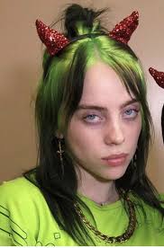 Billie Eilish Billie Billie Eilish Green Hair