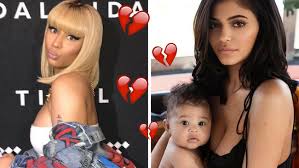 Her mother kept her pregnancy a secret for nine months. The Vmas Beef Between Nicki Minaj Kylie Jenner S Baby Stormi Explained