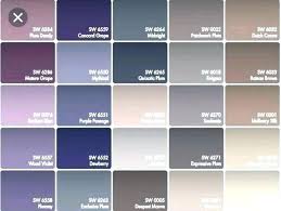 purple gray paint color shades of brown chart grey