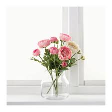 Smycka Artificial Flower Ranunculus Pink Ikea Artificial Flowers Ikea Flowers Artificial Plants Decor