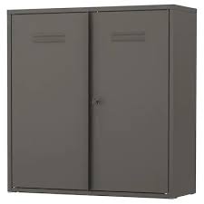 Ivar Armoire Avec Portes Gris Ikea Porte Armoire Armoire Rangement