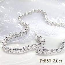 楽天 pt850 ダイヤモンド テニス ブレスレット ジュエリー アクセサリー レディース プラチナ ブレス ダイヤ 2カラットの売れ筋人気ランキング商品 プラチナ ブレスレット 2カラット ブレスレット