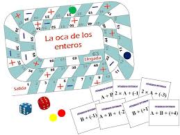 Los juegos de azar son juegos en los cuales las posibilidades de ganar o perder no dependen exclusivamente de la habilidad del jugador, sino que interviene también el azar. La Oca De Los Numeros Enteros Juegos Y Matematicas