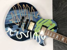 Since 2001, beyond custom guitars has helped many hundreds of electric guitar and bass players all over the world energize their instruments with awesome paint and graphic design work. Custom Painted Guitar By Brett Piva By Luke Bennis On Dribbble