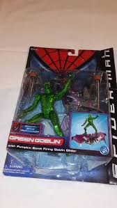 Black And Green Spiderman Action Figure 2002 Series 2 Spiderman Movie Green Goblin Action Figure New In Box Toybiz Action Figures Spiderman Movie Spiderman