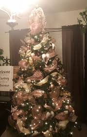 Rose Gold Christmas Tree Ideas Para Arboles De Navidad Arbol De Navidad Rosado Arbol De Navidad Plateado