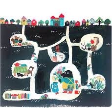 Yuri Kitagishi Wonen Onder De Grond Saines Yuri Kitagishi Wonen Onder De Grond De Gron Kindergarten Art Elementary Art Projects Kids Art Projects