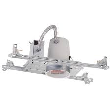 A variety of lamps and fixture trims are available to match the existing design of your room to create or enhance the mood of any room. Halo H36 3 In Steel Recessed Lighting Housing For New Construction Ceiling No Insulation Contact Air Tite Gu10 Socket H36tat The Home Depot
