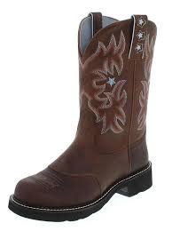 Die ausrüstung bestand aus dem sattel, der das wichtigste arbeitsgerät nach dem lasso war. Ariat 1132 Probaby Brown Damen Westernreitstiefel Braun Cowboystiefel Shop