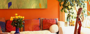 A bright shade of orange can enliven a wall, and. Making Orange Work Sherwin Williams