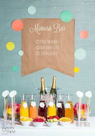 Setting Up A Mimosa Bar Engagement Party Themes Birthday Brunch Bridal Shower