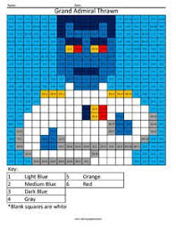 Star Wars Multiplication And Division Coloring Squared Star Wars Colors Color Activities Star Wars Activities