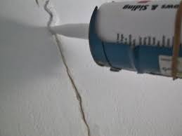 Thanks to some old floorboards, your foot went through the ceiling. Fix Ceiling Cracks For Good Lynda Makara Repair Ceilings Drywall Repair Fixing Drywall