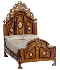 Ri Mauldie Vict Bed Paint Dollhouse Bed Victorian Bed Victorian Dollhouse