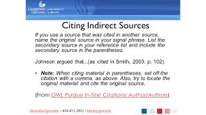 The first paragraph provides a brief summary of the. In Text Citations Citing While Writing Using Apa Gsu Library Research Guides At Georgia State University