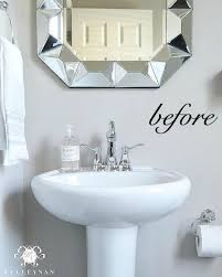 Custom sink table also allows to explore your ability in diy projects. Coastal Powder Room A Modern Classic Design Kelley Nan