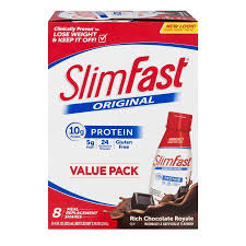 Slimfast Original Meal Replacement Shakes Rich Chocolate Royale 11 Fl Oz 8 Ct Walmart Com In 2020 Meal Replacement Shakes Replacement Shakes Meal Replacement