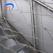 Rope fence rope railing stair handrail deck railings handrail fittings basement stairs house stairs cottage stairs lake decor. Sus 316 Ferrule Type Stainless Steel Wire Rope Mesh For Stairs Railing Mesh Mesh Rope Mesh Stainlessmesh Wire Aliexpress