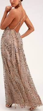 Luminous Night Taupe Glitter Sequin Maxi Dress Dresses Sequin Maxi Dress Beautiful Maxi Dresses