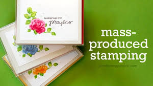 You can watch the video below or over on youtube. Video Mass Producing Cards With Misti Tool Giveaway Jennifer Mcguire Ink