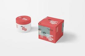 Cosmetic Jar Box Mockups Cosmetic Jars Box Mockup Cosmetic Packaging