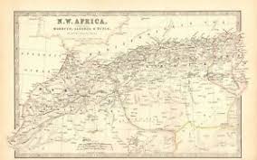 We push african income estimates back in time by presenting urban unskilled real wages for nine british african colonies. 1880 Antique Map North West Africa Morocco Algeria Tunis Ebay