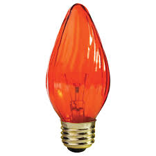 Amber Flame Light Bulb 25 Watt