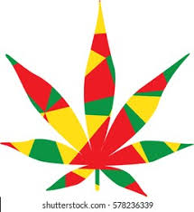 500x500 weed tattoos designs, ideas and meaning tattoos for you. Colourful Weed Leaf Vector Drawing Geometric Stock Vector Royalty Free 578236339