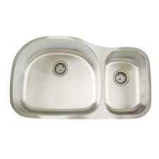 shallow double bowl kitchen sink