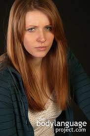 Body Language of Eyebrows Knit or Oblique Eyebrows Of Grief