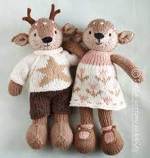 Each complete stocking design is charted out by hand and is totally unique to us. Deer Supplement To The Fox Pattern Little Cotton Rabbits