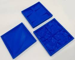 Canjiquinha grande faz placas no tamanho 29 x 28 cmfabricando 14 placas de gesso você cobre 1m² de paredefaça você mesmo suas placas,melhor. Kit 3 Formas Gesso 3d Silicone Profissional 100 Silicone Formas 3d Moldes Silicone Xmoldes