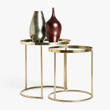 bild 1 des produktes runde unterschiebbare tische 2er set mirror nest of tables zara home coffee table zara