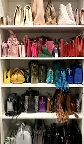 We did not find results for: Organizing Purses And Bags Can Be Difficult Lining Them Up On Shelves And Using Bookends Will Keep Them Standing Purse Organization Closet Designs Bag Closet