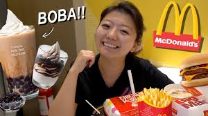 A woman in southeastern china suffered burns in her throat and stomach after drinking a cup of bubble tea from a local mcdonald's branch that contained. Philippines Mcdonald S Have Boba Filipino Mcdonalds Menu Taste Test Youtube