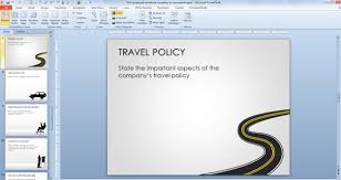 Having a business travel policy in place is critical to the success of a corporate travel program. Free Employee Handbook Template For Powerpoint Free Powerpoint Templates Slidehunter Com