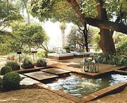 7 Garden Ideas To Make Your Neighbours Jealous Garden Design Pool Landscaping Wooden Terrace