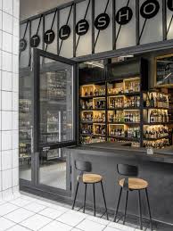 Bob S Select Bar And Liquor Shop Decorated With Liquor Lettering Wine Shop Interior Wine Store Design Liquor Shop