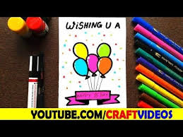 Happy birthday card drawing easy for kids. 15 Birthday Cards Diy Birthday Cards Easy Ideas In 2021 Birthday Card Drawing Birthday Cards For Friends Birthday Cards For Mom