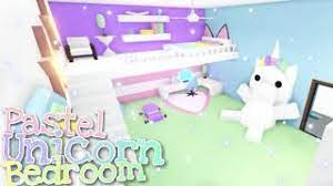 Enter & enjoy it now! Pastel Unicorn Bedroom Adopt Me Speed Build Roblox Youtube