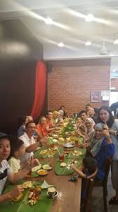 Banana leaf rice is a traditional method of serving rice dishes in south indian cuisine.1 due to the migration of south indians, banana leaf rice can also. Aunty Manju S No Matter How Big Your Group Is We Will Try To Accommodate And Serve You Picture Of Aunty Manju S Restaurant Kuala Lumpur Tripadvisor