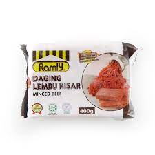 Daging kisar ramly 1 kg. Ramly Daging Lembu Kisar 400g Halal Lazada