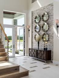 Best Entryway With Beige Walls Design Ideas Remodel Pictures Houzz Foyer Wall Decor Stone Walls Interior Mirror Decor Living Room