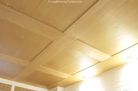 Maybe you would like to learn more about one of these? How To Make A Basement Plywood Ceiling That Looks Like Wood Paneling Frugal Family Times