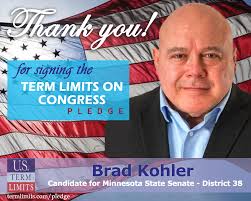 Brad Kohler Pledges to Support Congressional Term Limits