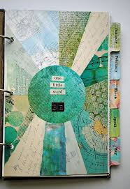 Collage 1 One Little Word Art Journal Inspiration Art Journal Book Art