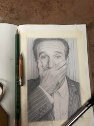 Portrait drawing with 26 hours invested