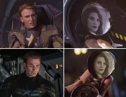 And while captain america won't say who his wife is when sam (anthony mackie) catches a glimpse of his ring at the end of the film, the final scene if you haven't seen any other mcu film with captain america in it, you may not have recognized the woman who stopped cap in his tracks during his visit. Avengers Endgame Captain America S Plot Twist Could He And Peggy Have Had Kids Films Entertainment Express Co Uk